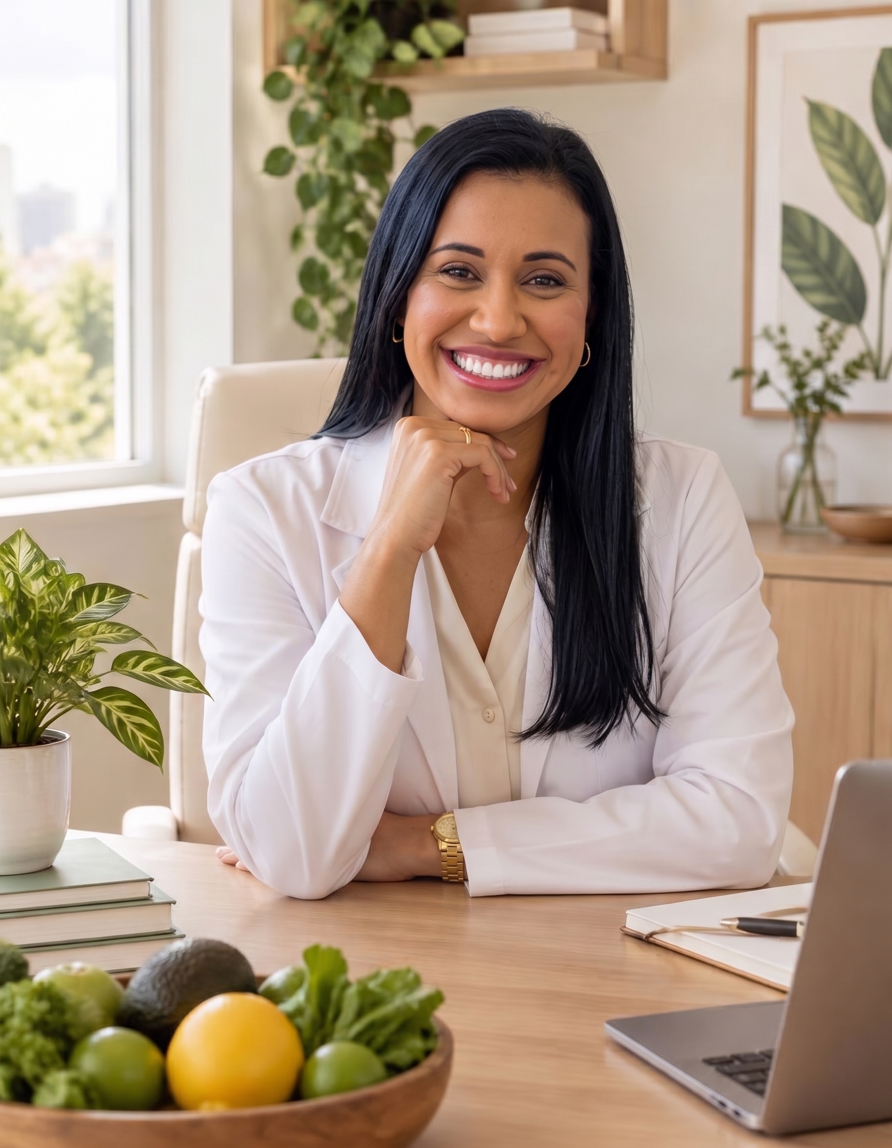 Nutricionista responsável pelo atendimento